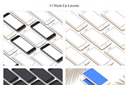 ALL 3D iPHONE MOCK-UP BUNDLE VOL-I1, an iPhone Mockup by Graphicsworld125 (Thumbnail 3 of 20)