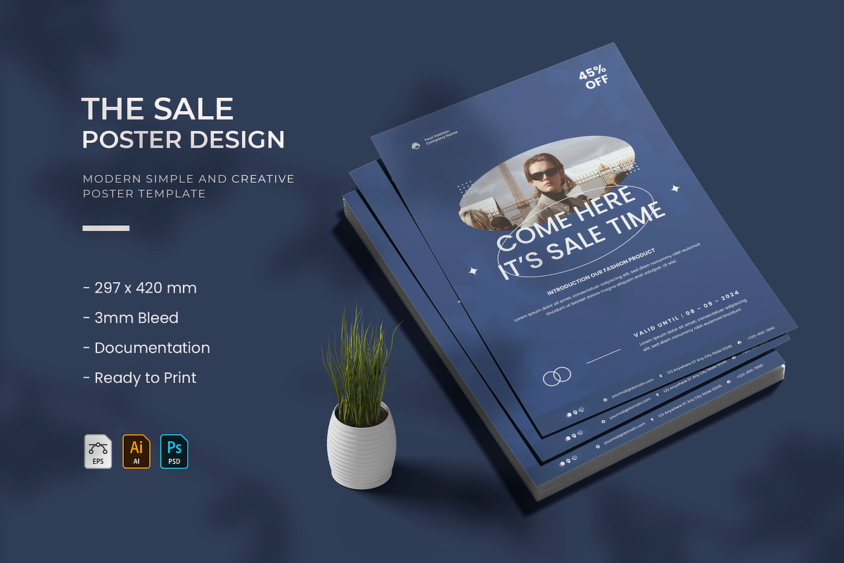 Sale - Poster, a Print Template by VUNIRA (Photo 1 of 2)