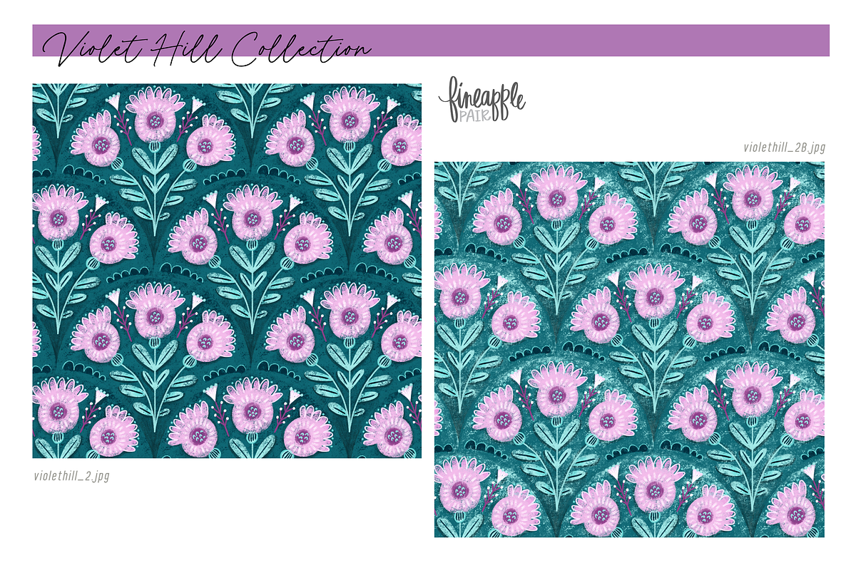 Boho Floral Digital Paper, a Pattern Graphic by FINEAPPLE (Photo 7 of 9)