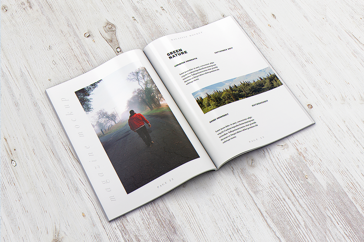 Magazine / Brochure MockUp, a Print Template by coloformia (Photo 3 of 10)