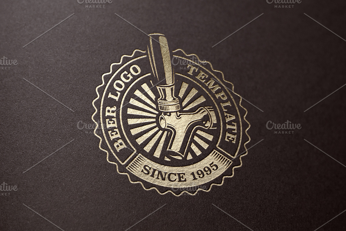 Vintage Beer Emblems Bundle, an Illustration by Harry Kasyanov (Photo 5 of 9)
