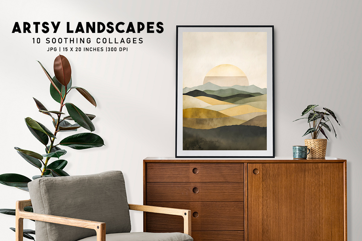 Artsy Landscapes, a Decorative Illustration by Digital Art Creations (Photo 4 of 7)