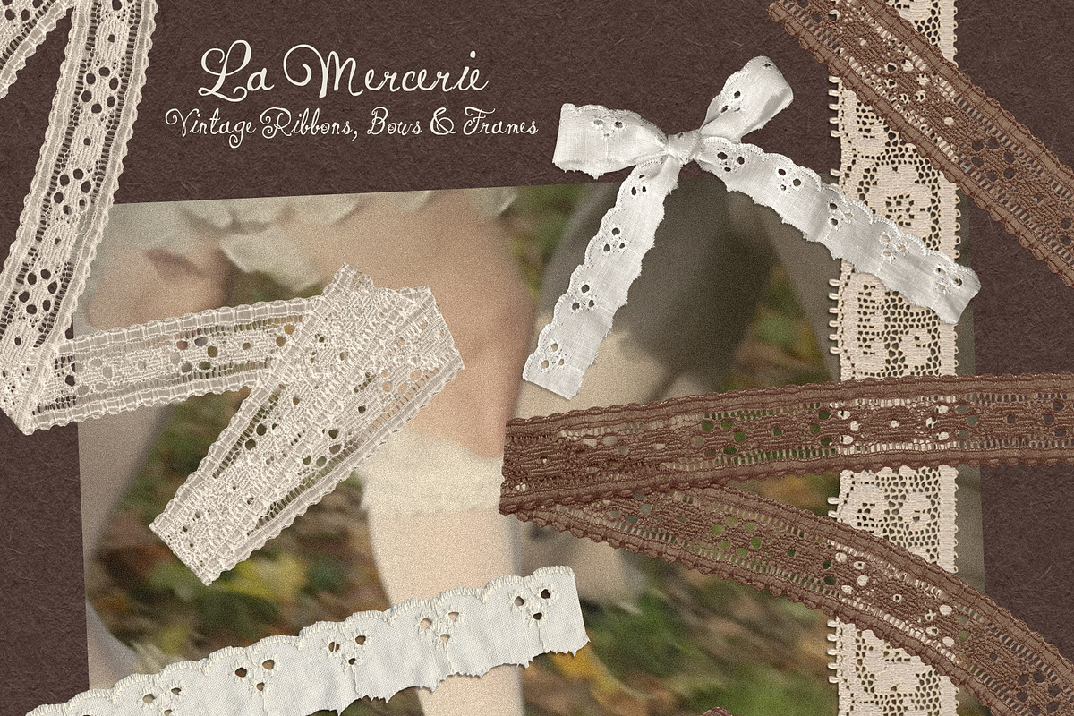 Vintage Ribbons, Frames & Bows, an Object Graphic by alonahaidash (Photo 2 of 13)