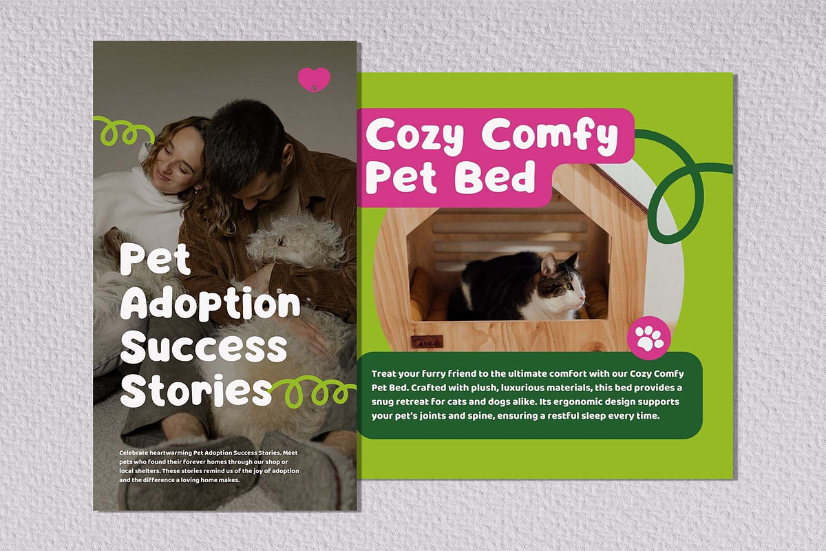 Mocca - Pet Shop Social Media Kit, a Social Media Template by Invisual Studio (Photo 5 of 7)