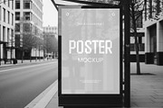 Bus Stop Advertising Poster Mockup, an Advertising Mockup by graphypix (Thumbnail 3 of 4)