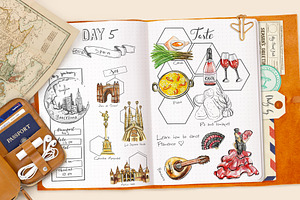 Travel Spain Clipart