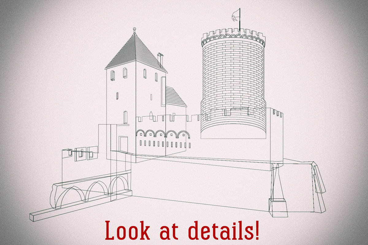 Foggy castle, an Illustration by Paulina Buzniak (Photo 2 of 5)