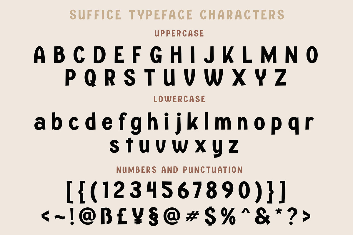 Suffice - Playful Typeface, a Sans Serif Font by roomspace creative lab (Photo 13 of 14)