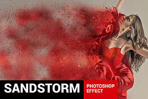 Dustum - Sandstorm Photoshop Action