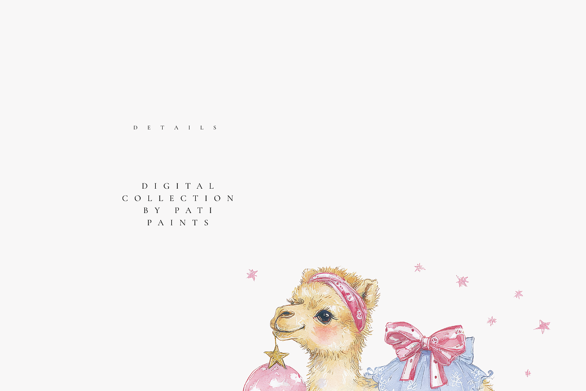 Cute Giraffe Clipart Pack, a Decorative Illustration by Pati Paints (Photo 5 of 11)