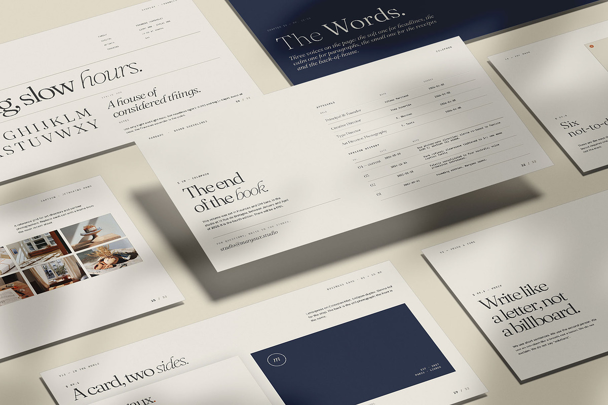 MARGAUX / Brand Guidelines Template, a Presentation Template by Leleka.Store (Photo 14 of 17)