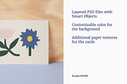 Card Wooden Background Mockup Bundle, a Product Mockup by Studio MVDM (Thumbnail 3 of 8)