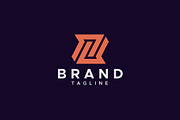 R or RR letter flat logo design, a Branding & Logo Template by Amadul11 (Thumbnail 1 of 4)