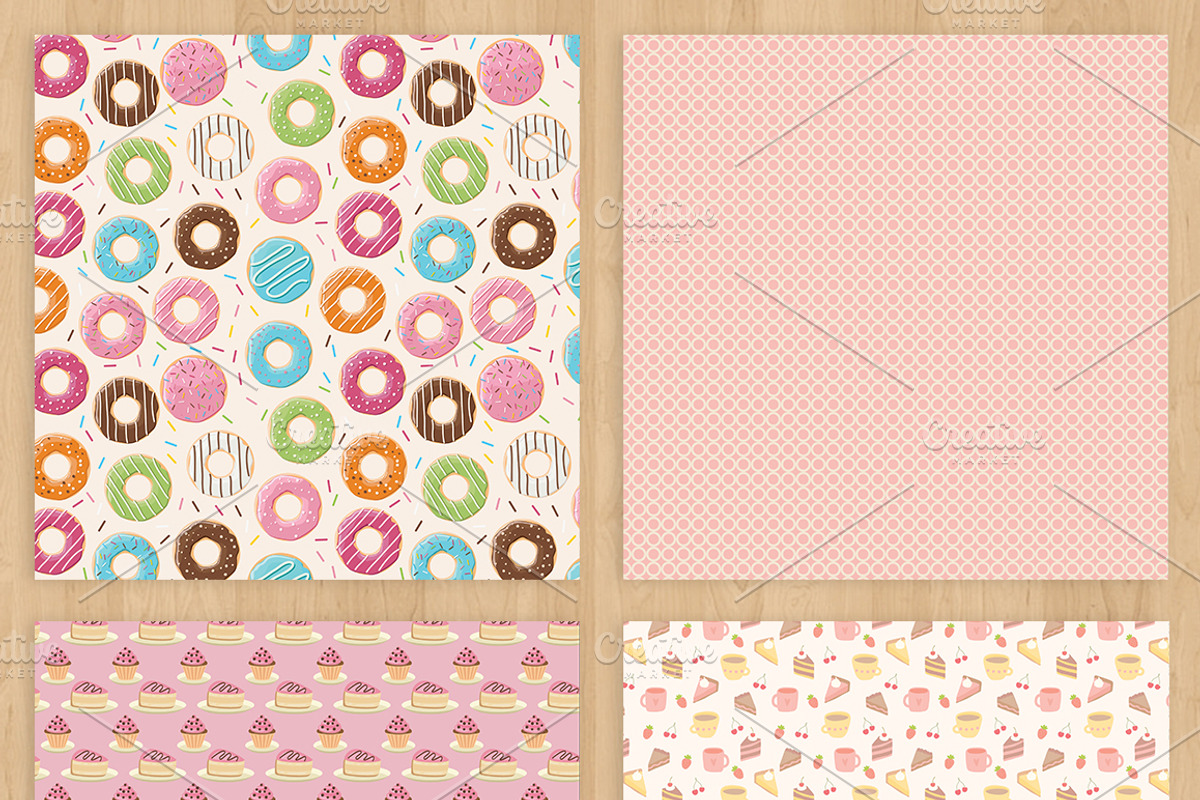 Candy Paper Pack, a Pattern Graphic by Zlatoena Clipart (Photo 2 of 4)
