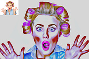 Portrait Speed Art Effect, an Action Add-On by MRI STUDIO (Thumbnail 3 of 14)