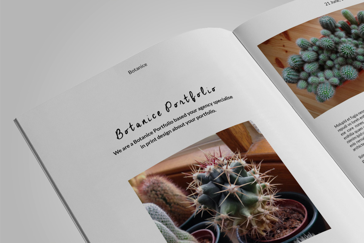 Botanice Portfolio, a Brochure Template by Firtana (Photo 11 of 14)
