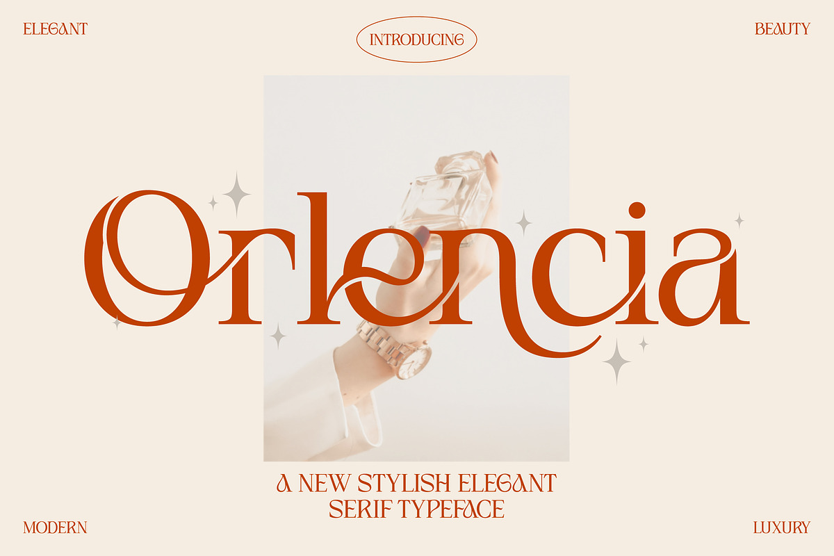 Orlencia – Elegant Modern Serif Font, a Serif Font by kangfont Studio (Photo 2 of 9)