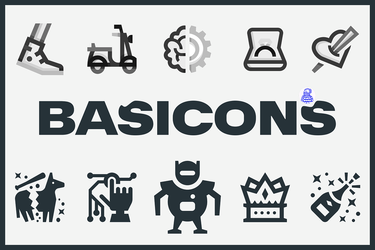 BASICONS — 15000+ Icons, a Duotone Icon by Danil Polshin (Photo 1 of 99)