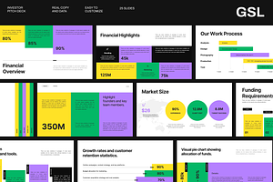Modern Investor Pitch Deck – GSL