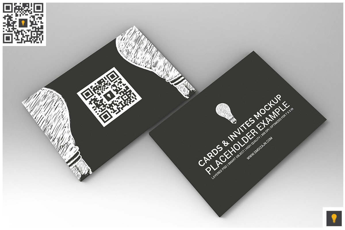 Invitation Card Mockup, a Print Template by Shocky Design Studio (Photo 2 of 5)