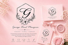 Ganisya Floral Monogram