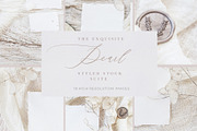 Floral Vintage Wedding Mock Ups, a Product Mockup by Wonderland Styled Stock (Thumbnail 1 of 8)