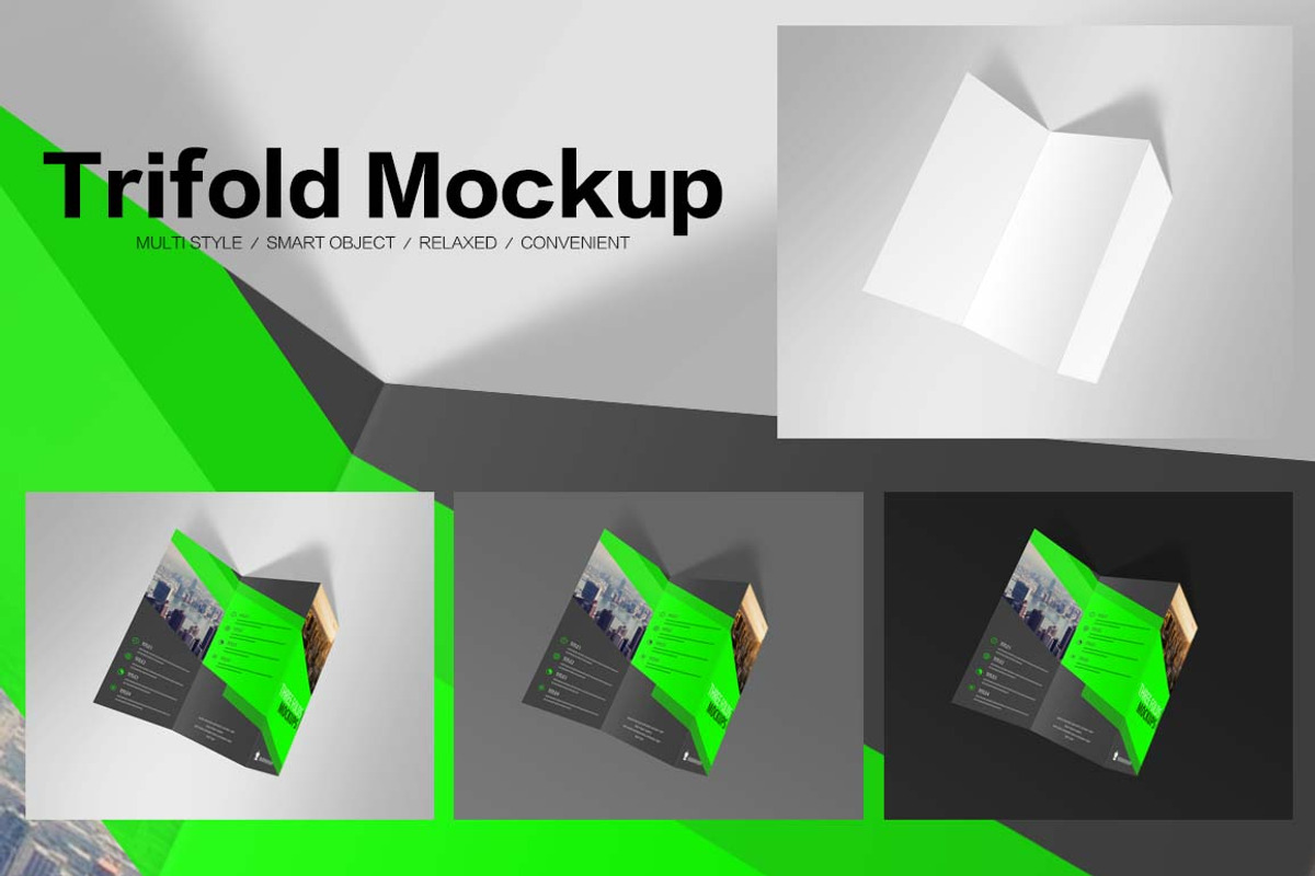 Trifold Mockups, a Mockup by alphadesign (Photo 6 of 13)