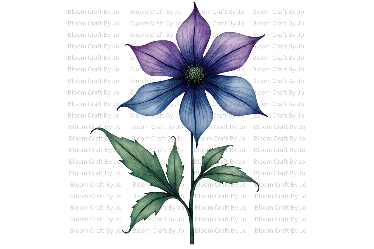 Monkshood Blooms, a Decorative Illustration by Bloom Craft Creations (Photo 5 of 12)