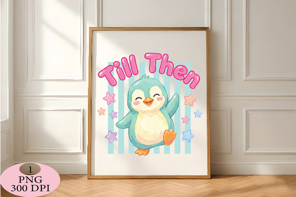 Till Then Penguin Last Day of School, a Seasonal Illustration by Daily.Designs (Photo 5 of 5)