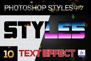 10 Creative Photoshop Styles V171