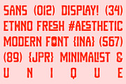 Etnow - Ethnic Font, a Sans Serif Font by Khoir (Thumbnail 12 of 14)