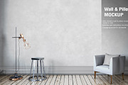 Wall & Pillow Mock-up, a Household Mockup by IsometricWorld (Thumbnail 3 of 6)