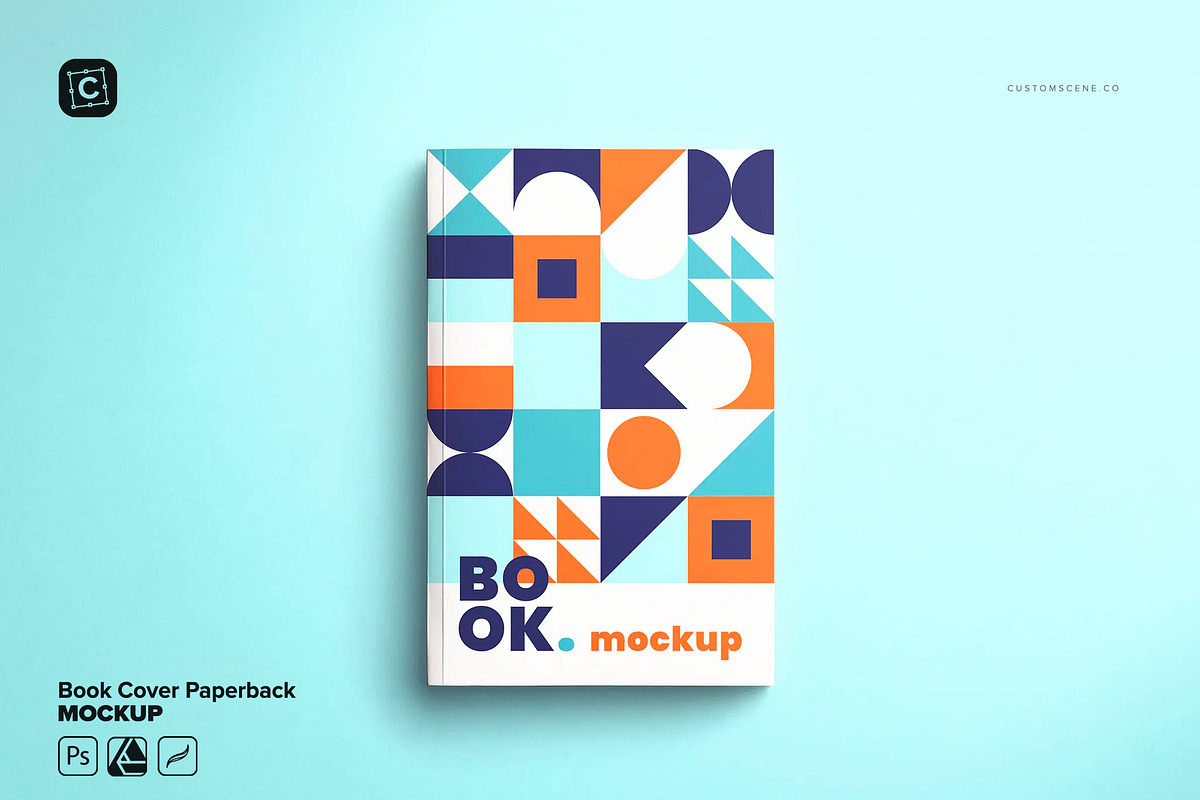 Book Cover Mockup Paperback, a Books & Magazine Mockup by Custom Scene (Photo 1 of 8)