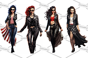 Rockabilly Women Bulk Bundle of 68, a Graphic by Jay Major Designs (Thumbnail 14 of 20)