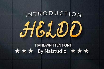 HELDO - Elegant Handwritten Font