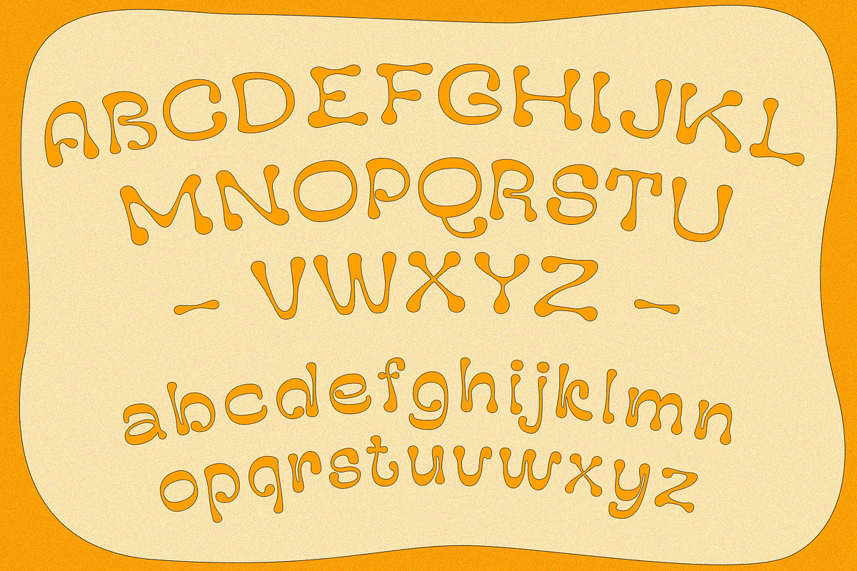 Peacy – Psychedelic Font, a Sans Serif Font by Craft Supply Co. (Photo 4 of 8)
