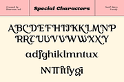 Jiftan - 12 Retro Family, a Serif Font by Dharmas Foundry (Thumbnail 15 of 15)