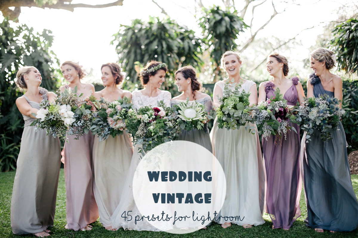 Presets Lightroom Wedding Vintage 45, a Preset Add-On by ColorPhoto (Photo 1 of 6)