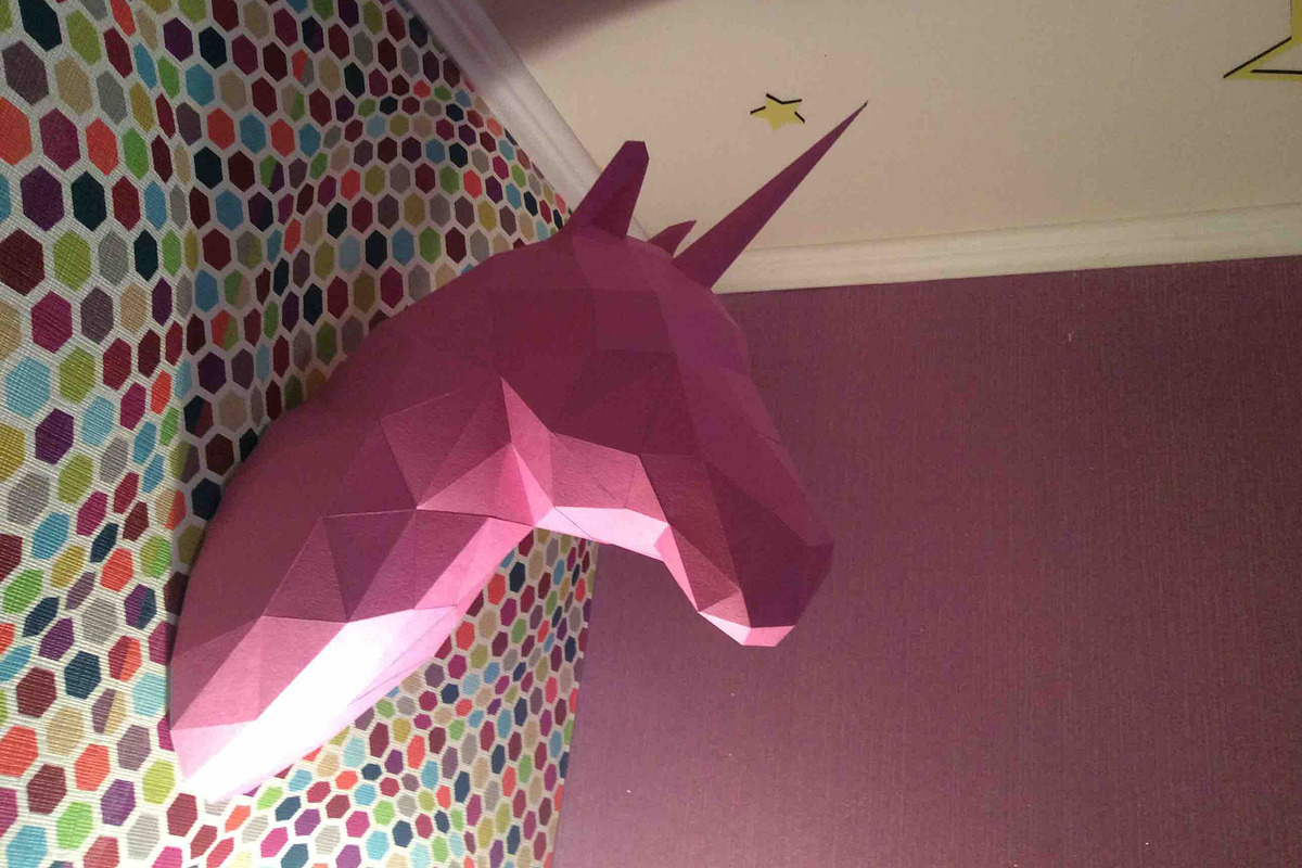 DIY Horse & Unicorn Head 3D model, a Graphic by PolyFish (Photo 1 of 5)