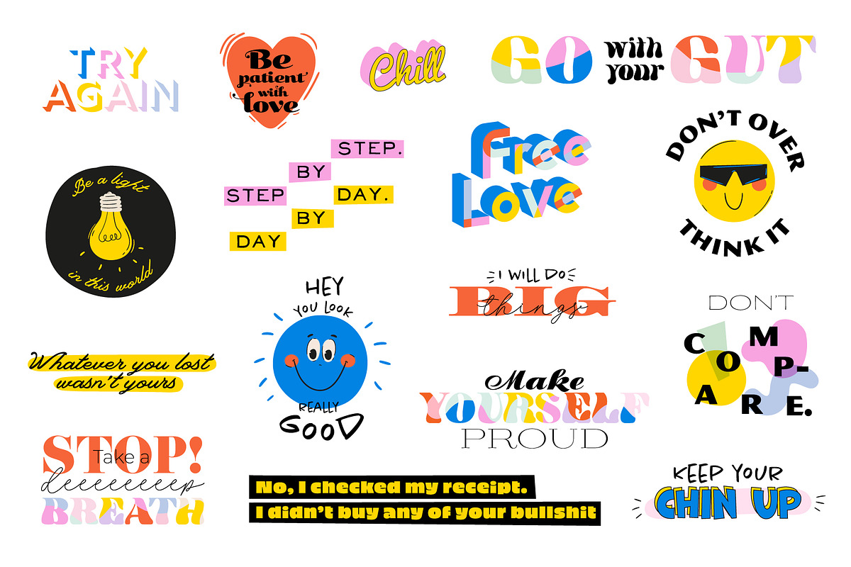 Girl Power Clipart & Quotes BUNDLE, a Graphic by Ruslana Lubenets (Photo 18 of 53)