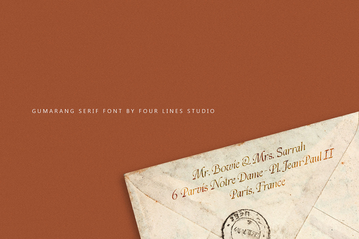 Gumarang - Serif Font, a Serif Font by Four Lines Std. (Photo 7 of 14)
