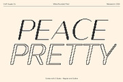Mikea Rounded Pixel, a Sans Serif Font by Craft Supply Co. (Thumbnail 4 of 8)