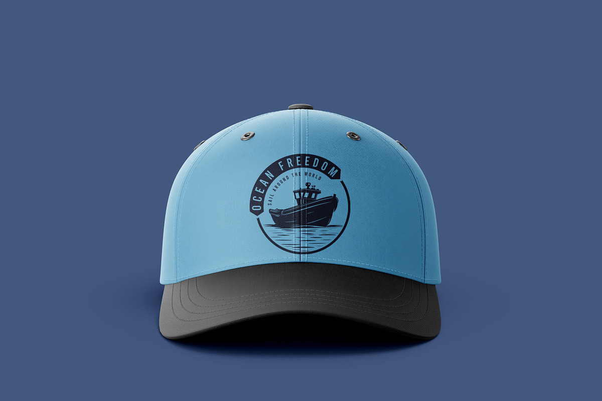 Nautical Logos, Ocean Hunter Badges, a Branding & Logo Template by Billah Hub (Photo 2 of 2)