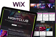 Nightclub Wix Studio Website, a Templates & Theme by Kitteeh (Thumbnail 1 of 10)