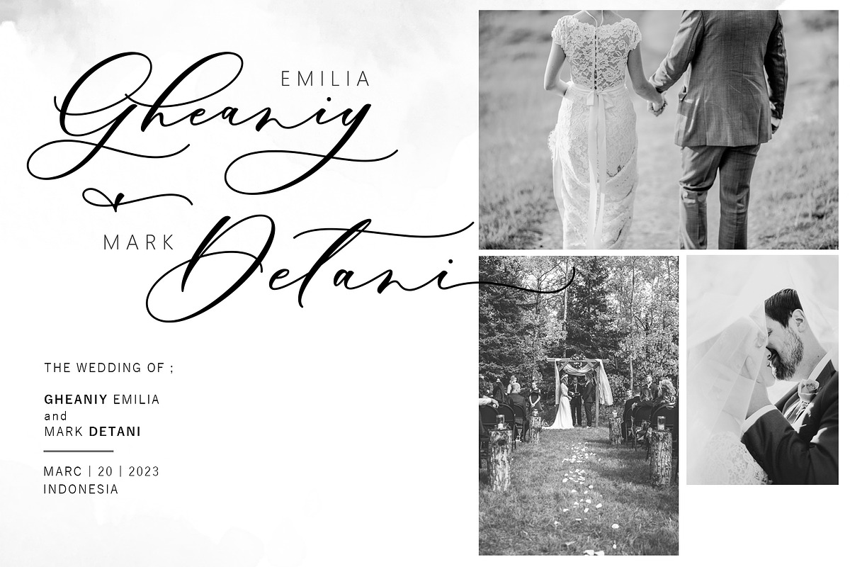 Cathiy Betiey, a Script Font by JamalCreativeStudio (Photo 3 of 8)