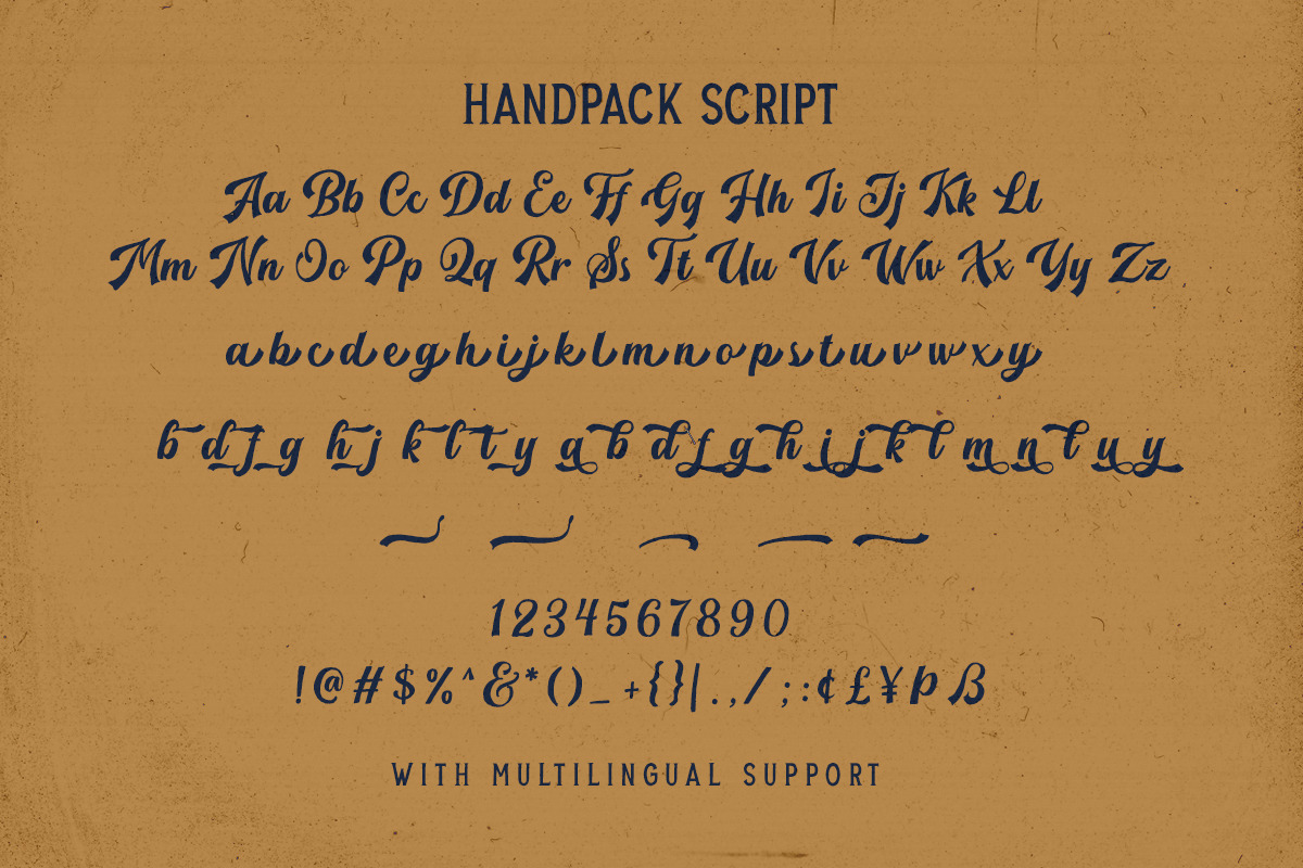 Handpack Font Collections (+EXTRA), a Sans Serif Font by Sarid Ezra (Photo 9 of 9)
