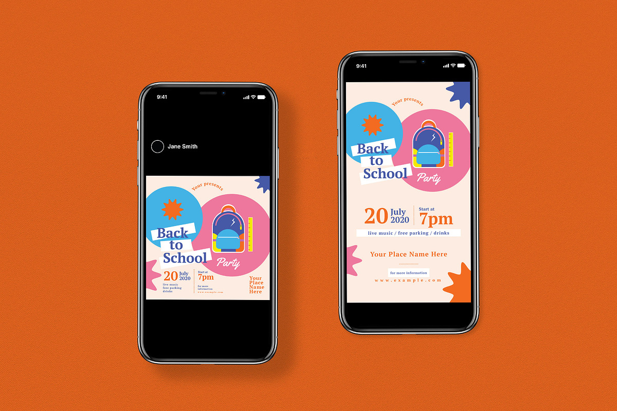 Back To School Flyer Set, a Flyer Template by graphicook (Photo 3 of 3)