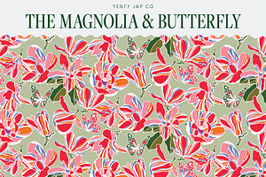 The Magnolia & Butterflies