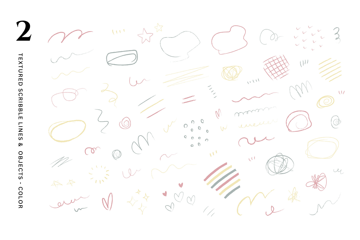 422 scribble lines & abstracts, an Object Graphic by Pinkbrush (Photo 4 of 10)