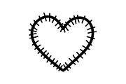 Stitched Heart Silhouette Vector Bun, an Illustration by Designs_River (Thumbnail 40 of 41)